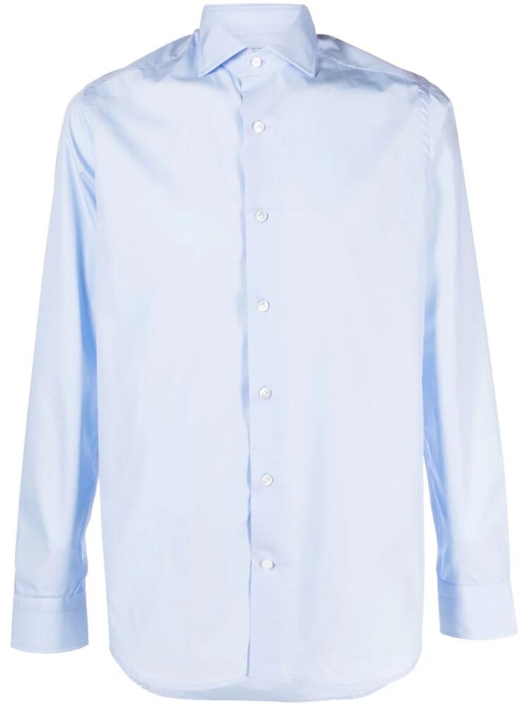 D4.0 long-sleeve cotton shirt - Blue Cover