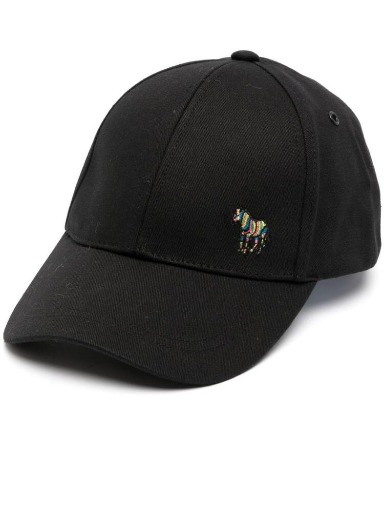 PS Paul Smith Zebra-embroidered baseball cap - Black Cover