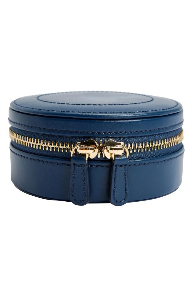 WOLF Sophia Mini Circle Zip Case in Indigo Cover