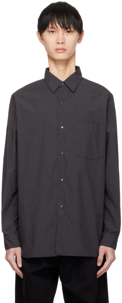 nanamica Black Wind Shirt Cover