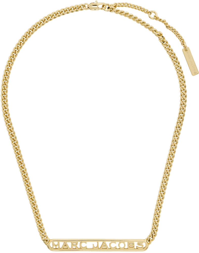 Marc Jacobs Gold 'The Monogram Chain' Necklace Cover