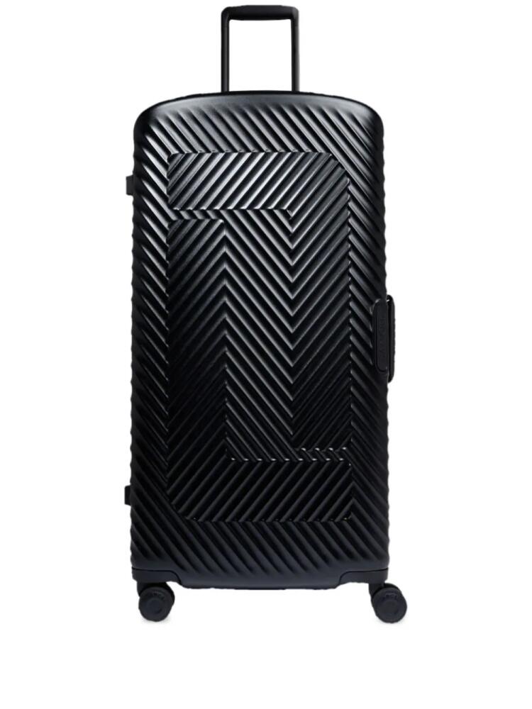 Lancel Atlas logo-embossed suitcase - Black Cover