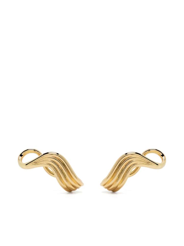 Fernando Jorge 18kt yellow gold Stream Lines earrings Cover