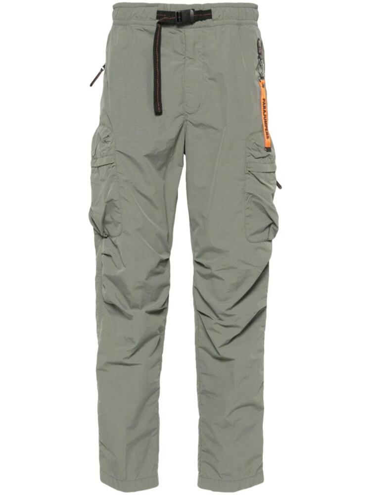 Parajumpers Sheldon logo-patch cargo pants - Green Cover