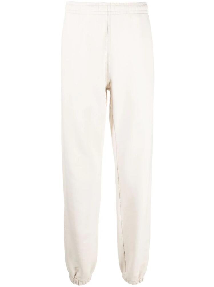 Lacoste logo-patch organic cotton track trousers - Neutrals Cover