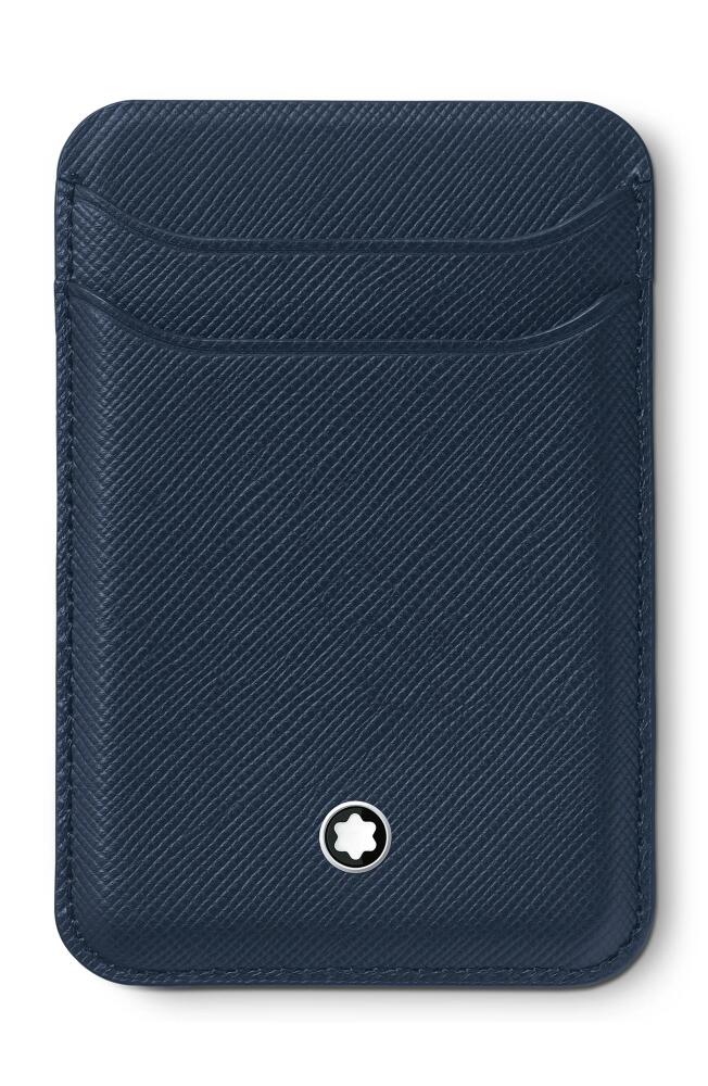 Montblanc Sartorial Leather Card Case in Blue Cover