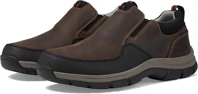 Clarks Walpath Step (Dark Brown Leather) Men's Lace-up Boots Cover