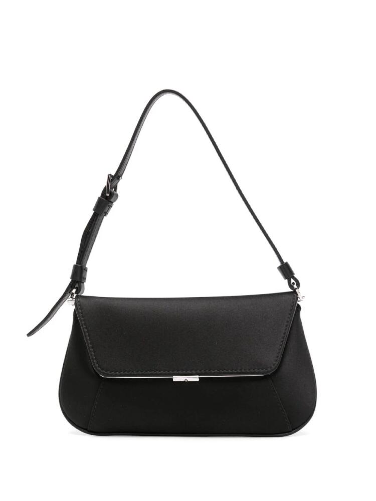 Amina Muaddi Ami satin mini bag - Black Cover