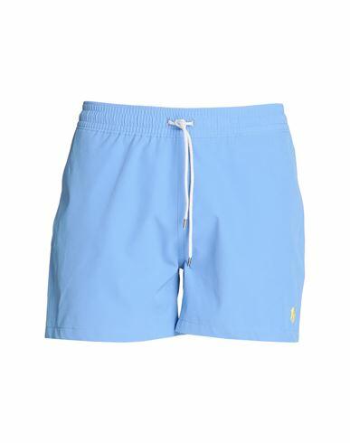 Polo Ralph Lauren Man Swim trunks Light blue Recycled polyester, Elastane Cover