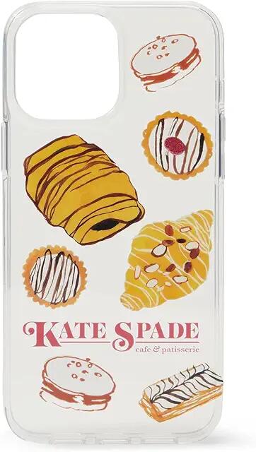 Kate Spade New York Patisserie Desert Glitter Printed TPU Phone Case for iPhone 13 Pro Max (Clear Multi) Cell Phone Case Cover