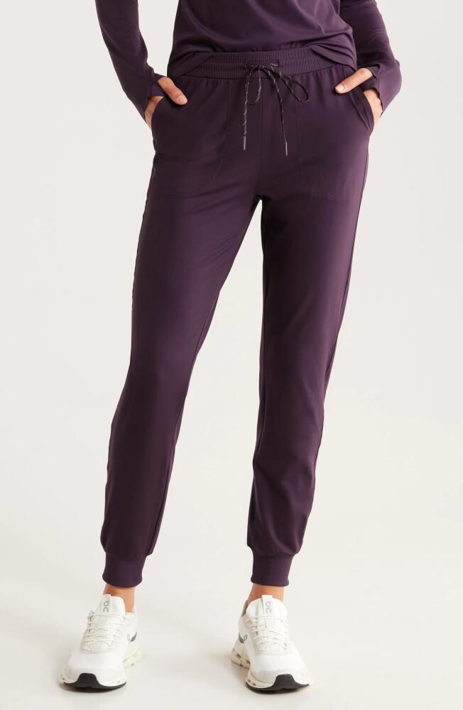 Zella Live In Pocket Joggers in Purple Nebula Cover