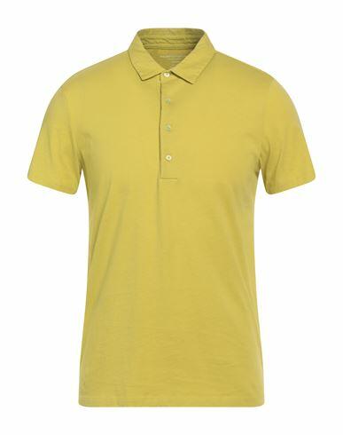 Majestic Filatures Man Polo shirt Acid green Cotton Cover