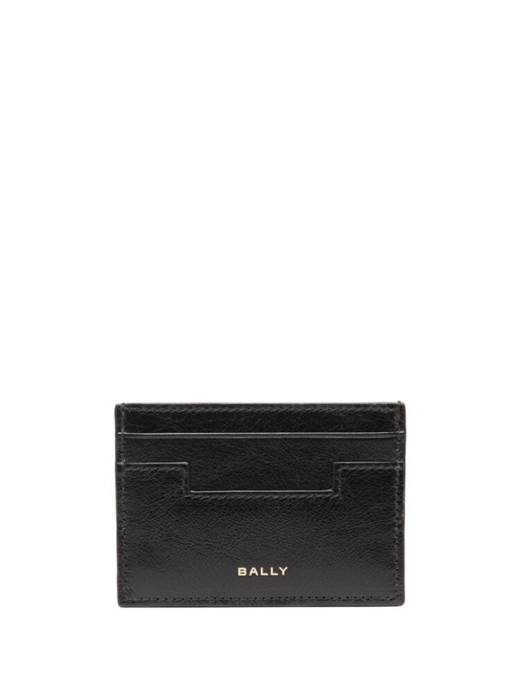 Bally logo-print leather cardholder - Black Cover