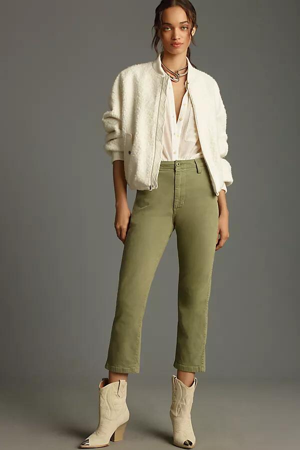 AMO Easy Relaxed Crop Straight-Leg Pants Cover