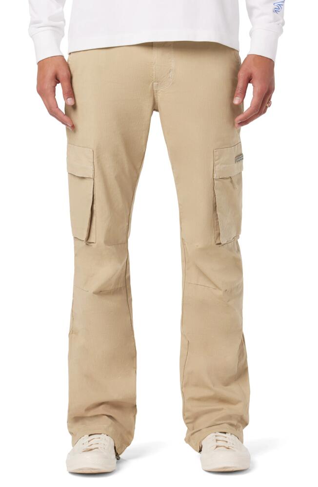 Hudson Jeans Walker Kick Flare Ripstop Cargo Jeans in Ripstop Khaki Cover