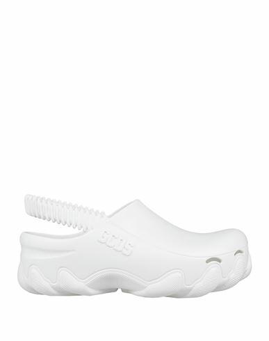 Gcds Woman Mules & Clogs White Rubber Cover