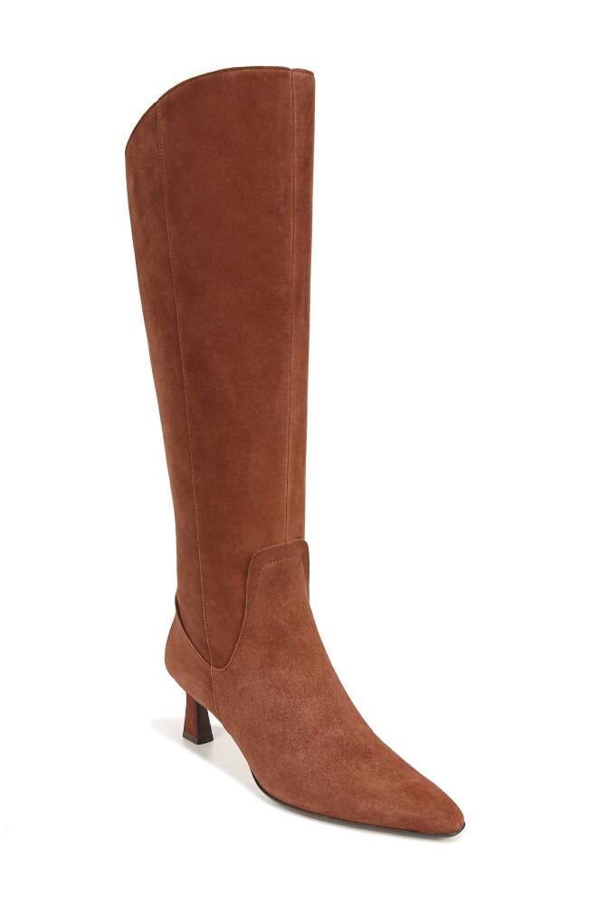 Naturalizer Deesha Knee High Boot in Cocoa Brown Suede Cover