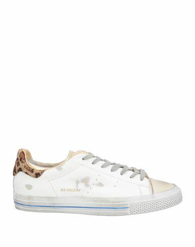 Hidnander Woman Sneakers White Soft Leather Cover