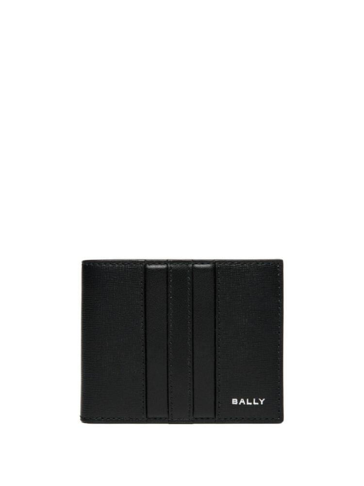 Bally logo-print leather wallet - Black Cover