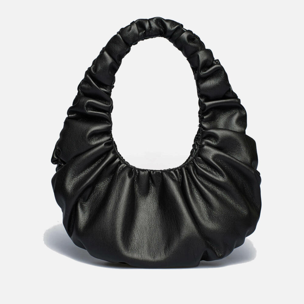 Nanushka Mini Anja Ruched Faux Leather Bag Cover