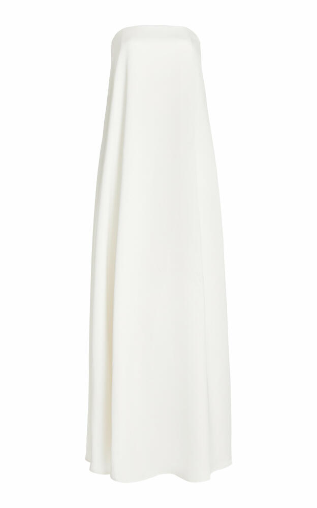 Anna Quan - Delfina Strapless Midi Dress - White Cover