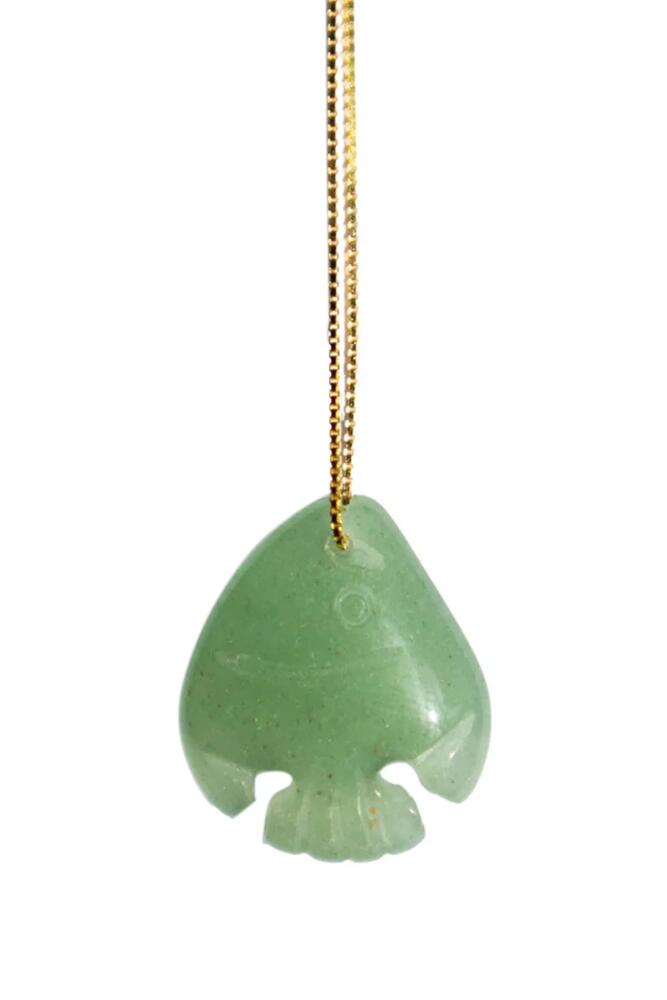 seree Zodiac collection Pisces Jade stone necklace in Light Green Cover