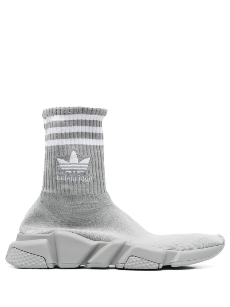 Balenciaga x Adidas Speed sock-style sneakers - Grey Cover