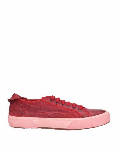 Pantofola D'oro Man Sneakers Red Soft Leather Cover