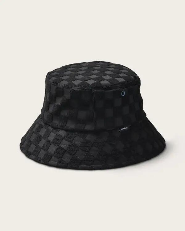 Hemlock Marina Bucket Hat in Black Check Cover