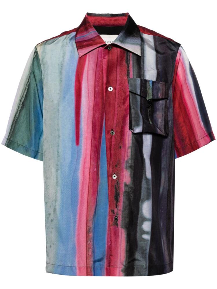 Feng Chen Wang striped cotton shirt - Multicolour Cover