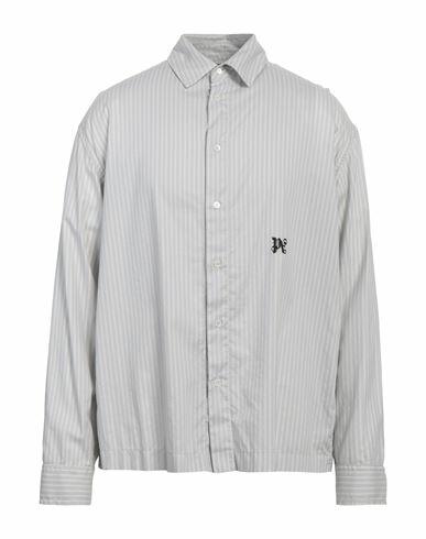 Palm Angels Man Shirt Sky blue Cotton, Polyester Cover