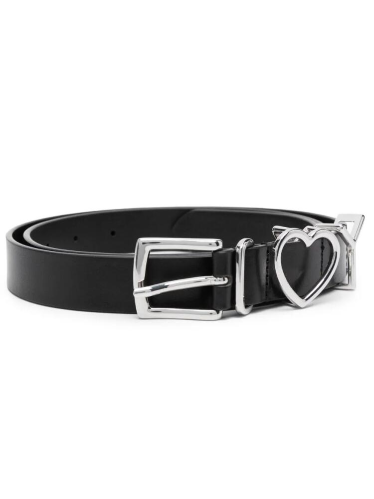 Y/Project Y Heart leather belt - Black Cover