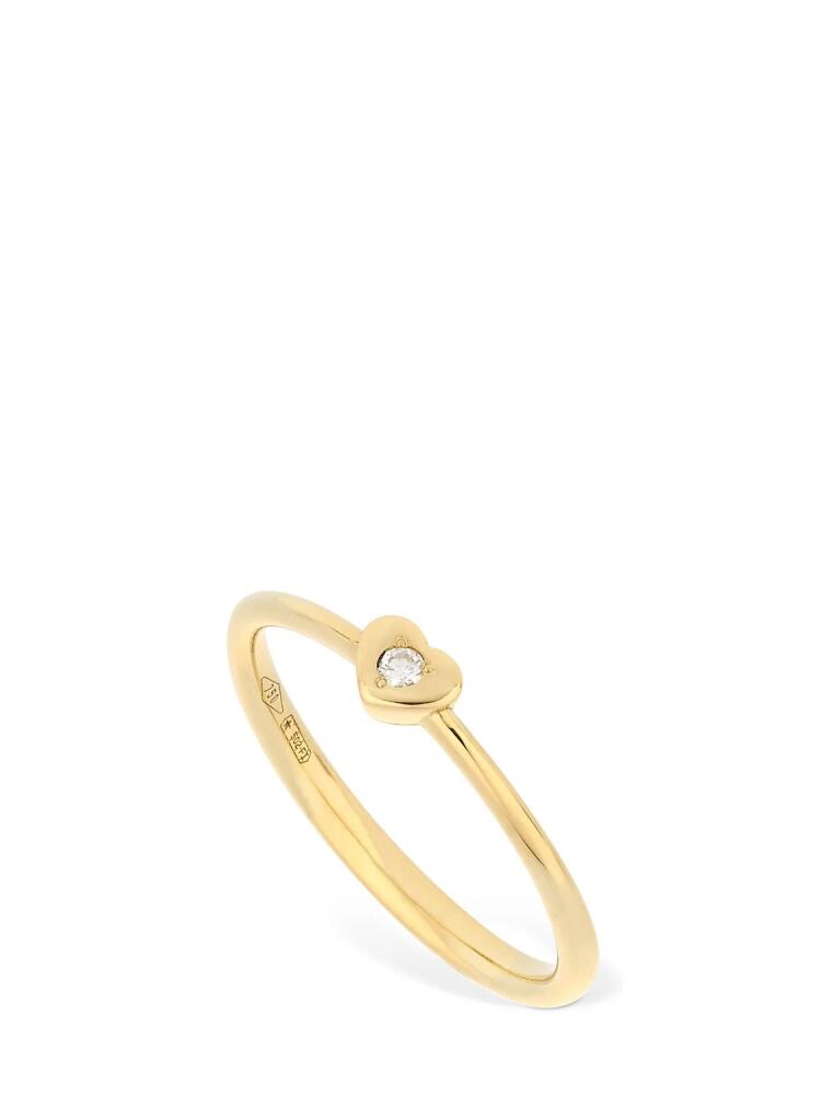 VANZI 18kt Gold & Diamond Heart Ring Cover