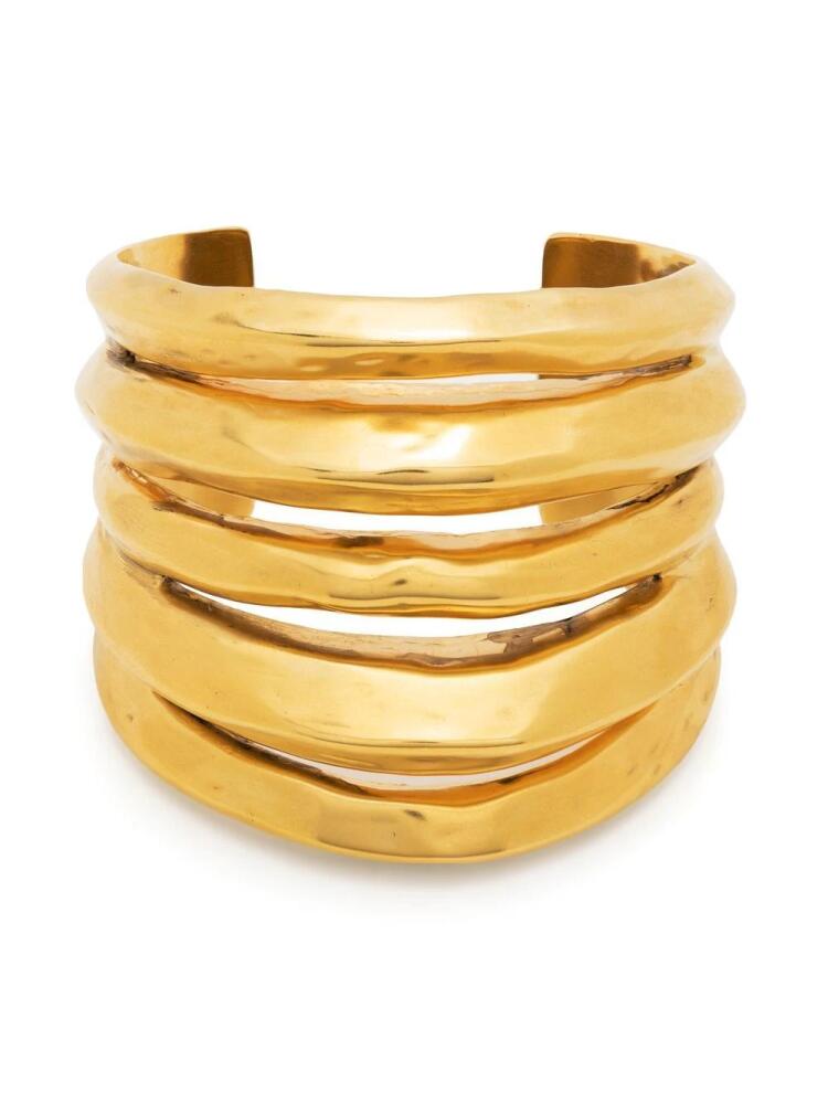 Goossens Spirale open-back cuff bracelet - Gold Cover