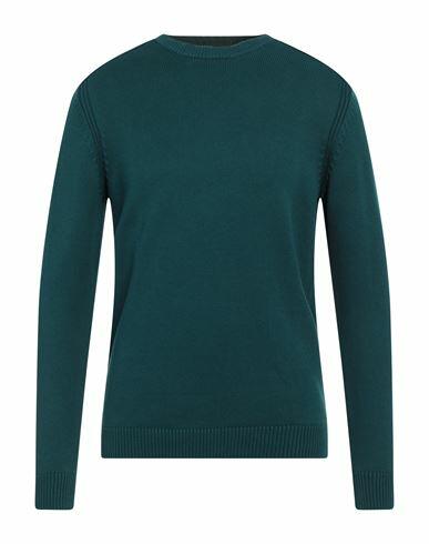 Markup Man Sweater Deep jade Cotton Cover