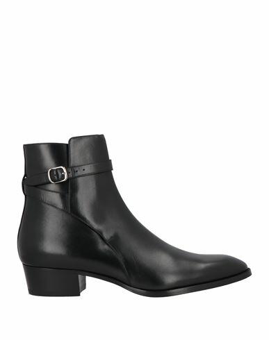 Celine Man Ankle boots Black Leather Cover