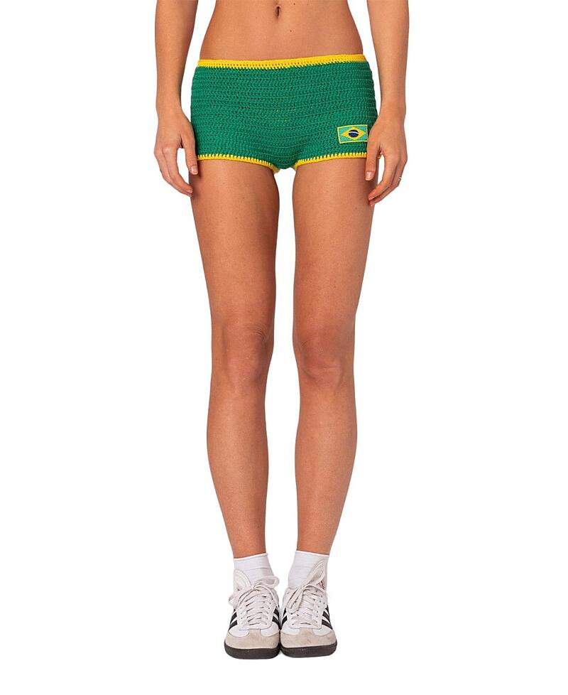 Edikted Brasil Crochet Shorts Cover