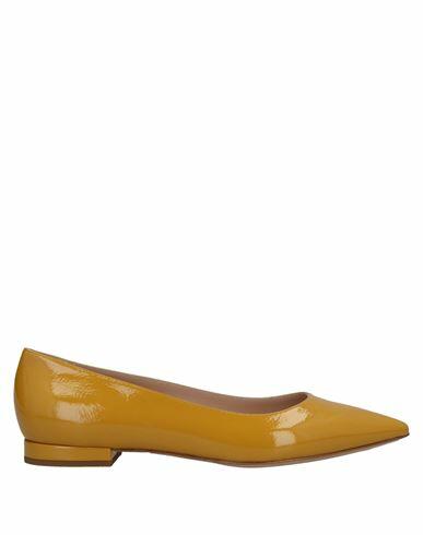 Casadei Woman Ballet flats Ocher Soft Leather Cover