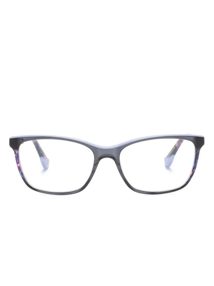 Etnia Barcelona Constanza rectangle-frame glasses - Black Cover