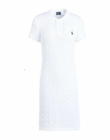 Polo Ralph Lauren Woman Mini dress White Cotton Cover