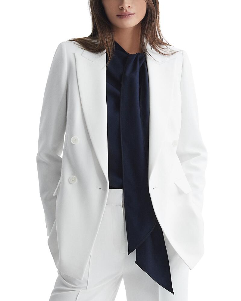 Reiss Sienna Double Breasted Crepe Blazer Cover