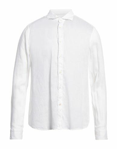 Tintoria Mattei 954 Man Shirt White Linen Cover