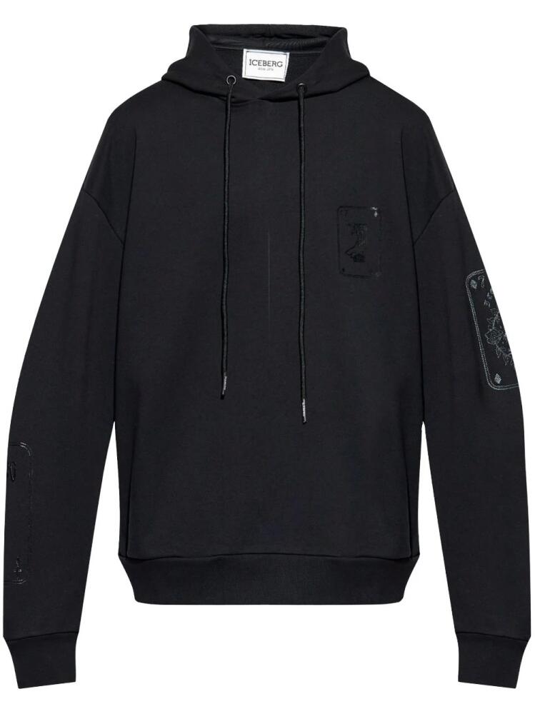 Iceberg graphic-print hoodie - Black Cover