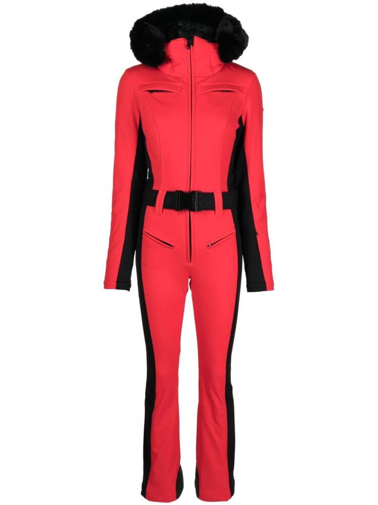 Goldbergh colour-block performance jumpsuit - Red Cover