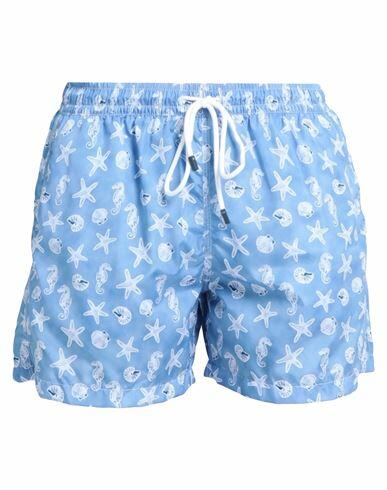 Fedeli Man Swim trunks Light blue Recycled polyamide Cover