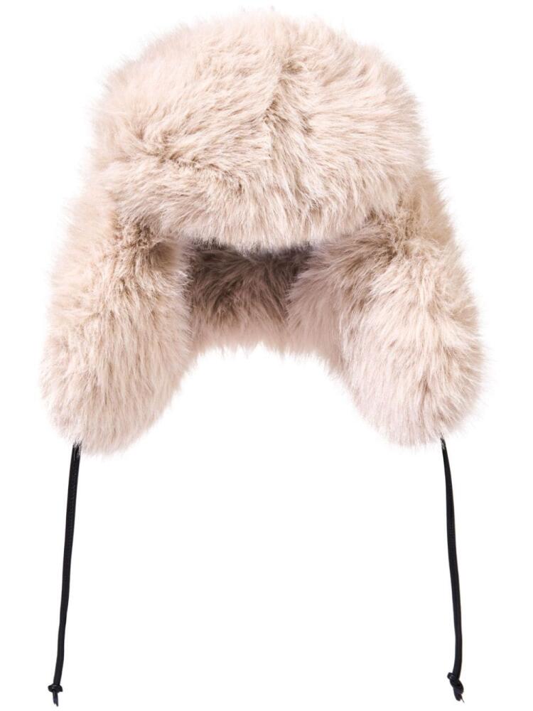 Perfect Moment faux-fur trapper hat - Neutrals Cover