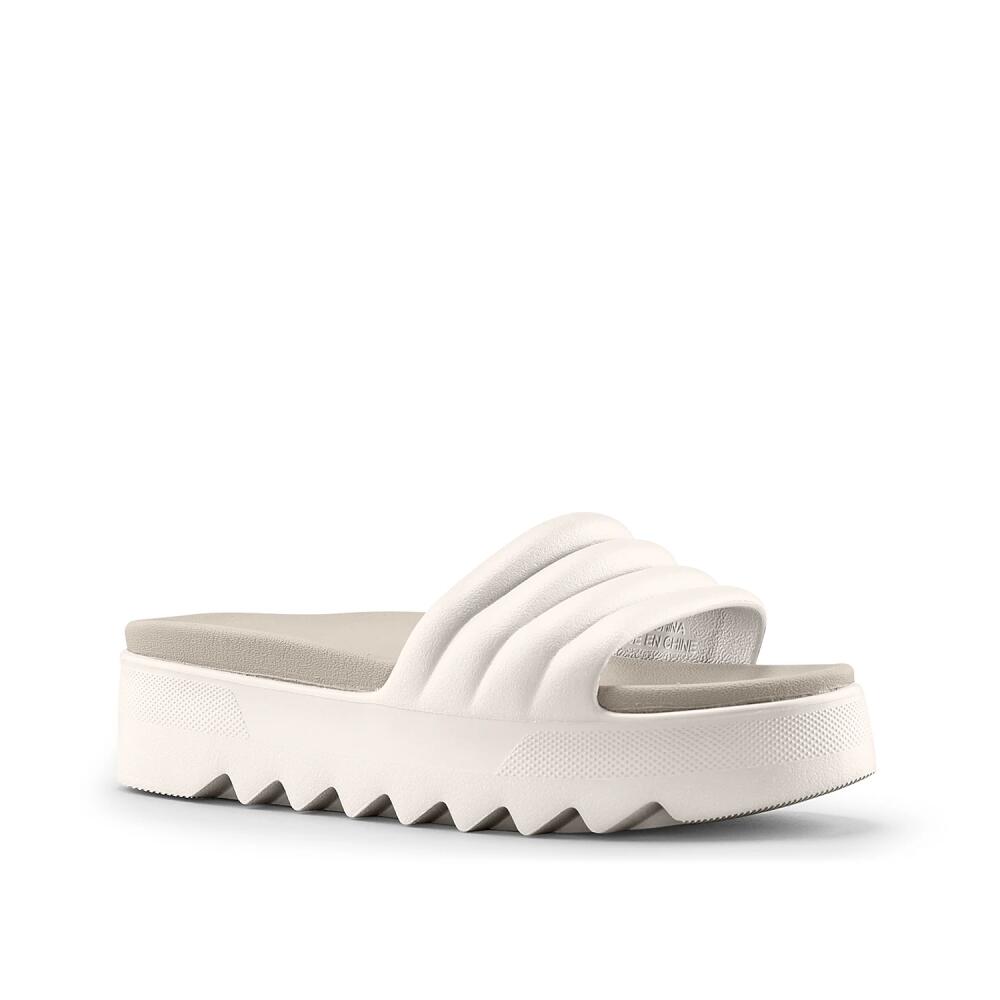 Cougar Pool Party Slide Sandal | Women's | Vanilla Dove Ivory Cover