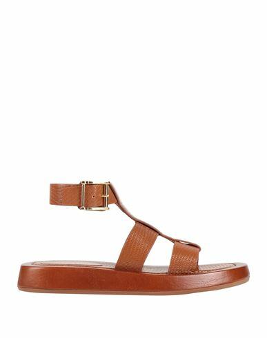 Burberry Woman Sandals Brown Calfskin Cover