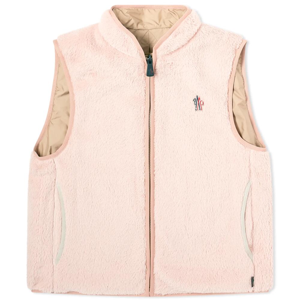 Moncler Grenoble Women's Fleece Vest in Pink Cover