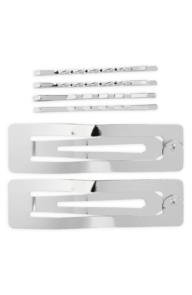 BP. 6-Pack Hair Clips in Rhodium Cover